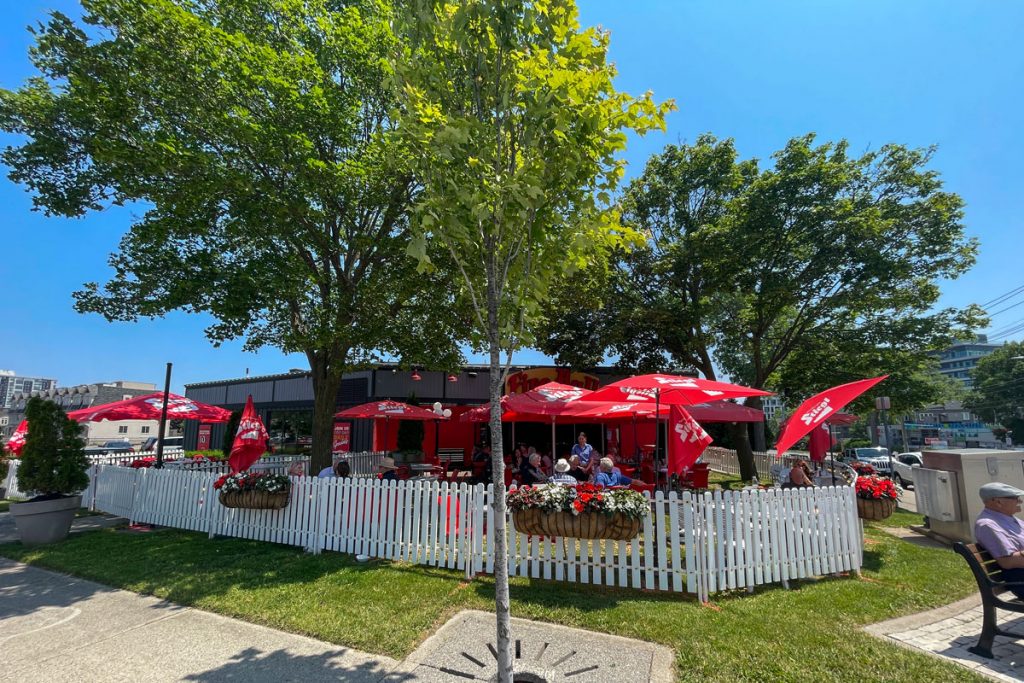 bronte firehall patio