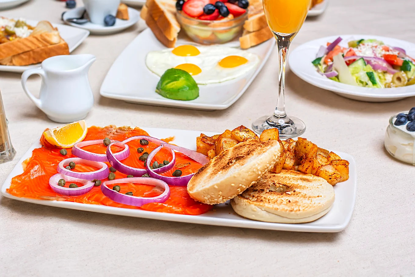 Smoked Salmon breakfast