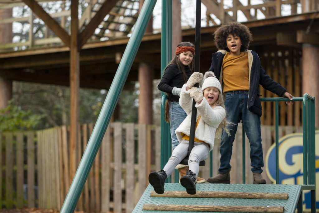 Swing On Over: Backyard play structures help kids stay active and safe